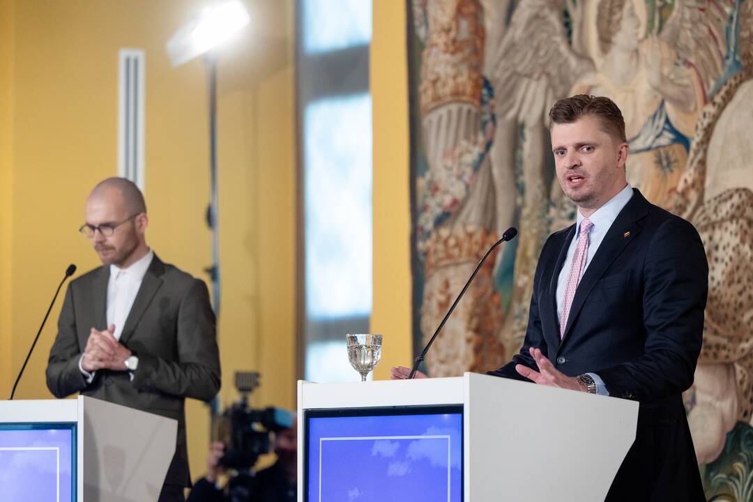 G. Jeglinsko porinkiminė spaudos konferencija.