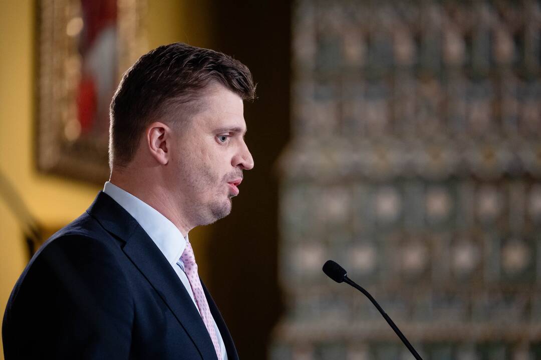 G. Jeglinsko porinkiminė spaudos konferencija.