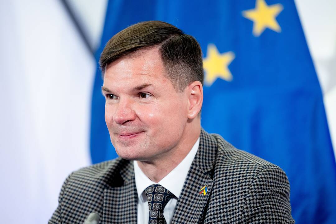 Spaudos konferencija Europos Parlamento rinkimų rezultatams aptarti.