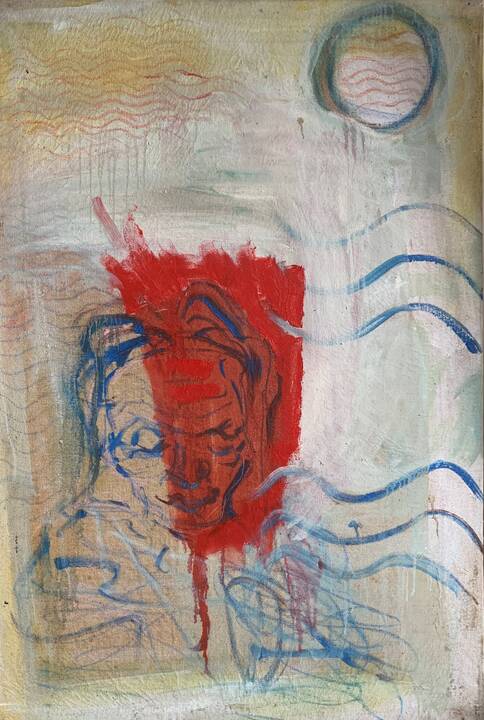 „Močiutės sapnas“, 2002 m., aliejus, drobė, 115 x 90 cm.