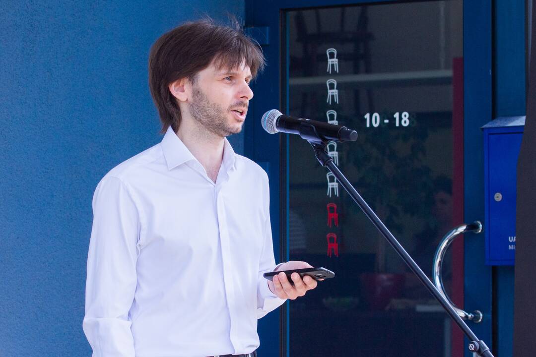 Solidarumo akcija Vilniuje M. Znakui palaikyti.