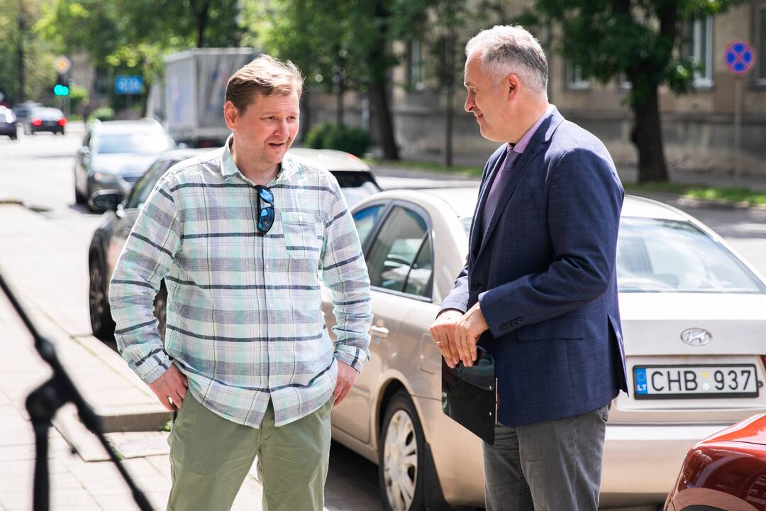 Solidarumo akcija Vilniuje M. Znakui palaikyti.