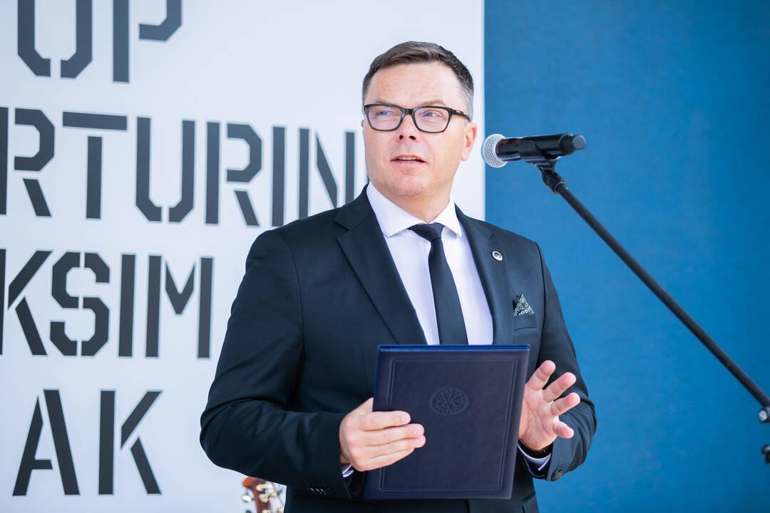 Solidarumo akcija Vilniuje M. Znakui palaikyti.