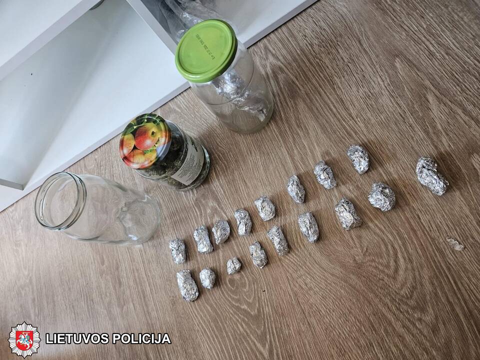 Sulaikyti narkotikai.