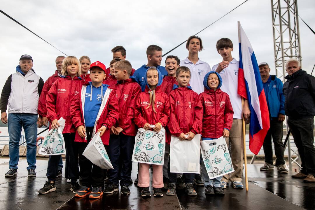 Pasaulio ir Europos jaunių motorlaivių čempionato atidarymas