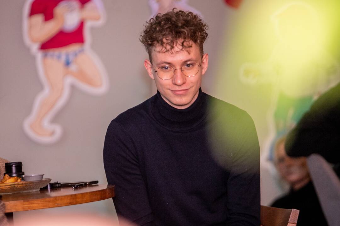 Projekte „Stotelė-hiphopas“ susitikimas su Svaru-Gabrielium Liaudansku