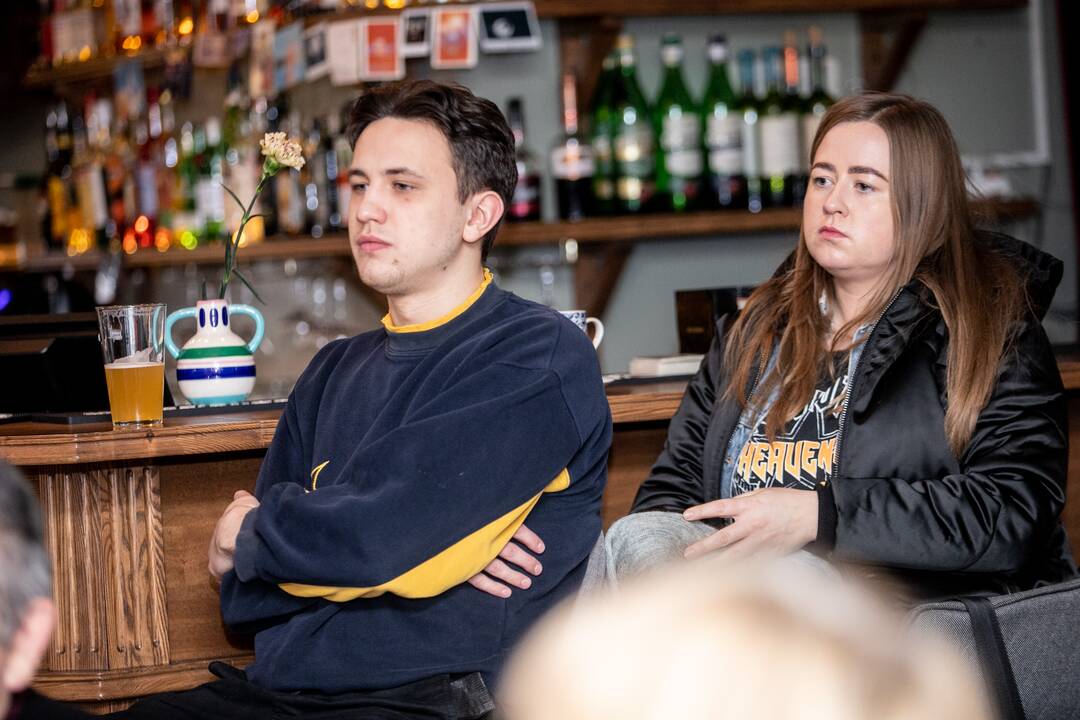 Projekte „Stotelė-hiphopas“ susitikimas su Svaru-Gabrielium Liaudansku