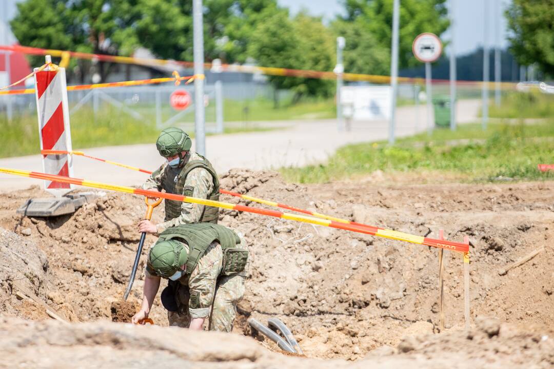 Aleksote rastos dvi aviacinės bombos