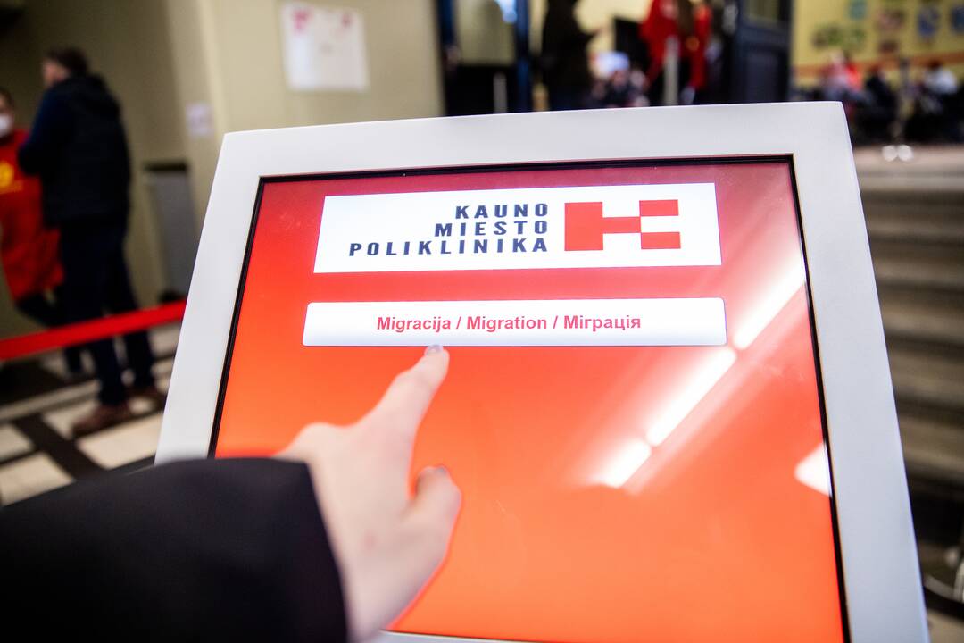 Kaune atidarytas ukrainiečių registracijos centras