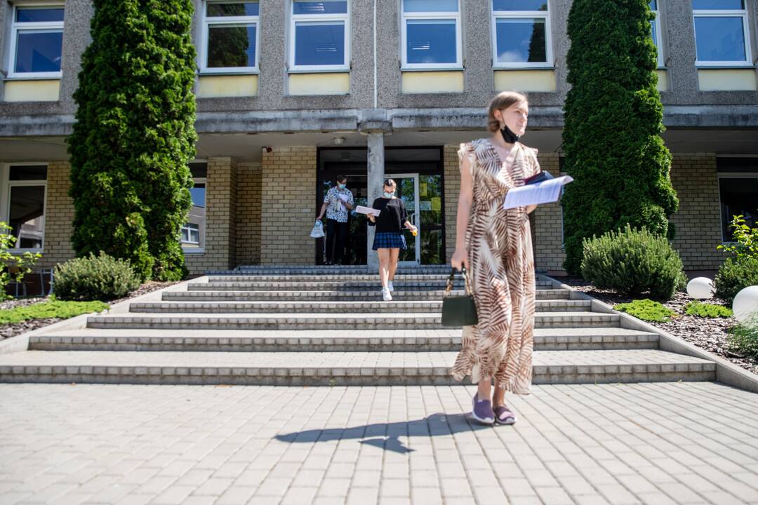 Dvyliktokų nuotaikos po matematikos egzamino
