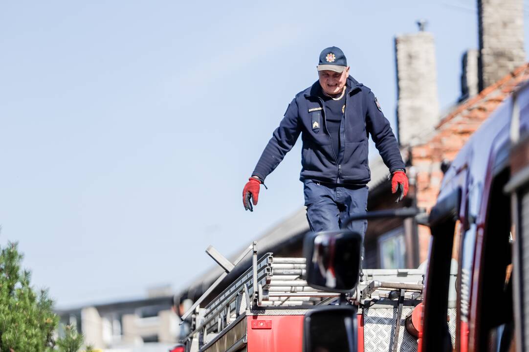 Vilijampolėje degė gyvenamasis namas