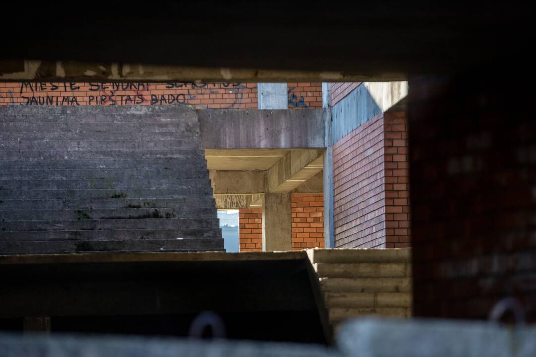 Nebaigtas statyti turgus Šiaulių gatvėje