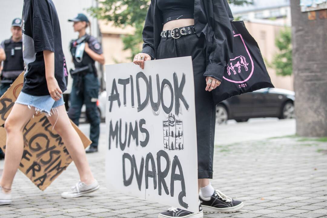 LGBT eisenos palaikymo akcija