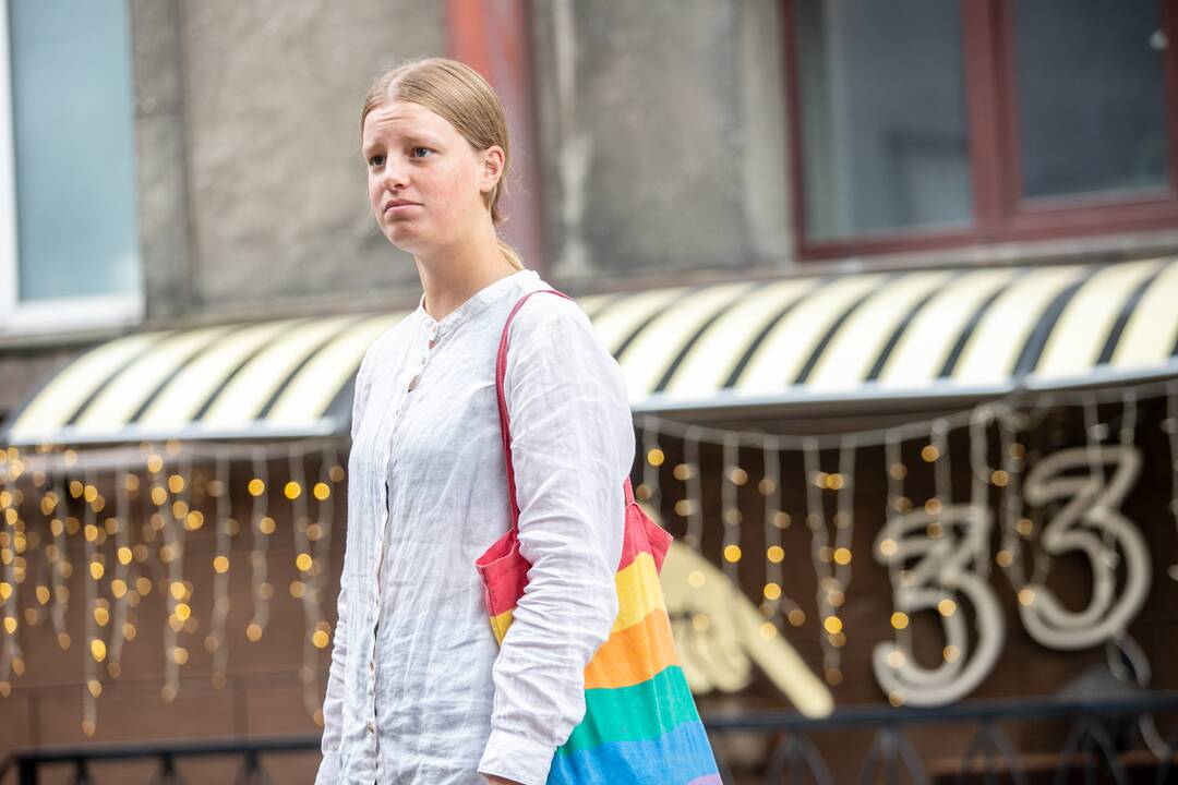 LGBT eisenos palaikymo akcija