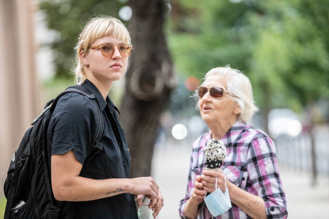 LGBT eisenos palaikymo akcija