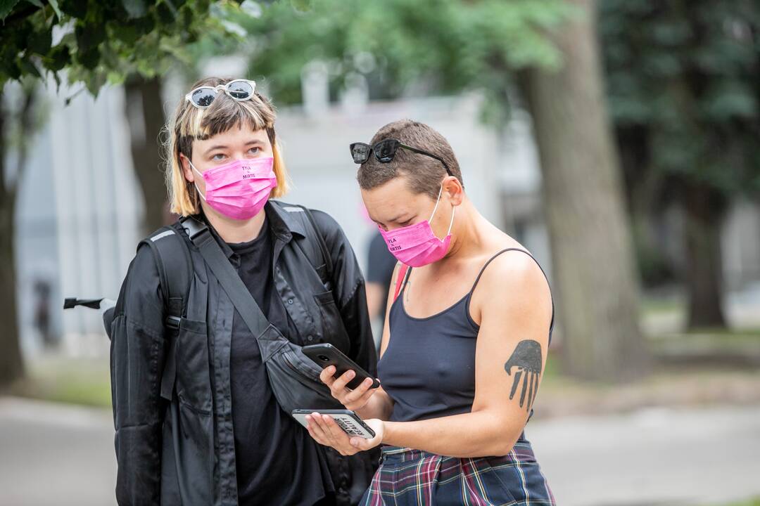 LGBT eisenos palaikymo akcija
