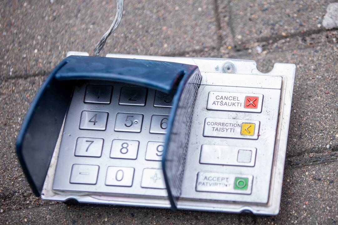 Vaišvydavoje išplėštas bankomatas