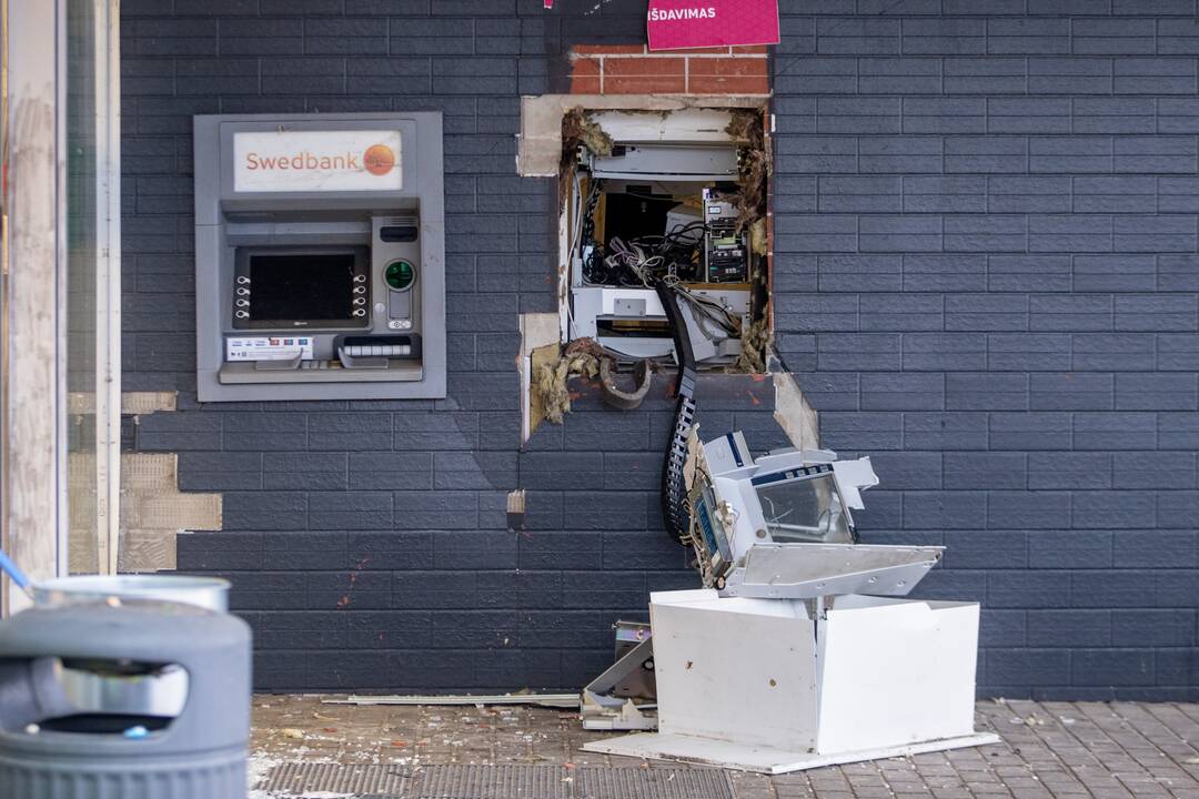 Vaišvydavoje išplėštas bankomatas