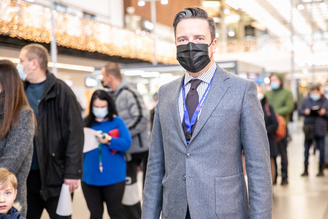 Kauno „Akropolyje“ prasidėjo gyventojų skiepijimas