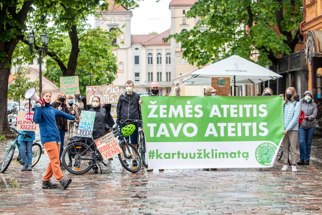 Kaune – eitynės už klimatą