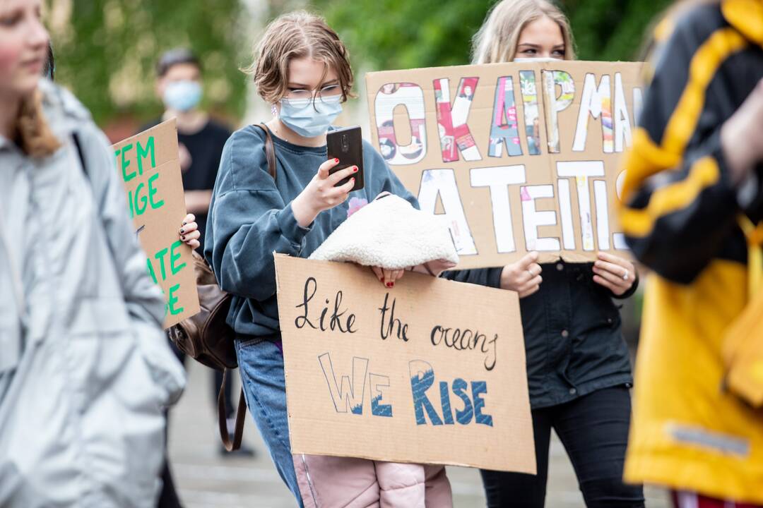 Kaune – eitynės už klimatą