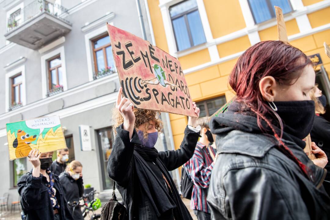Kaune – eitynės už klimatą