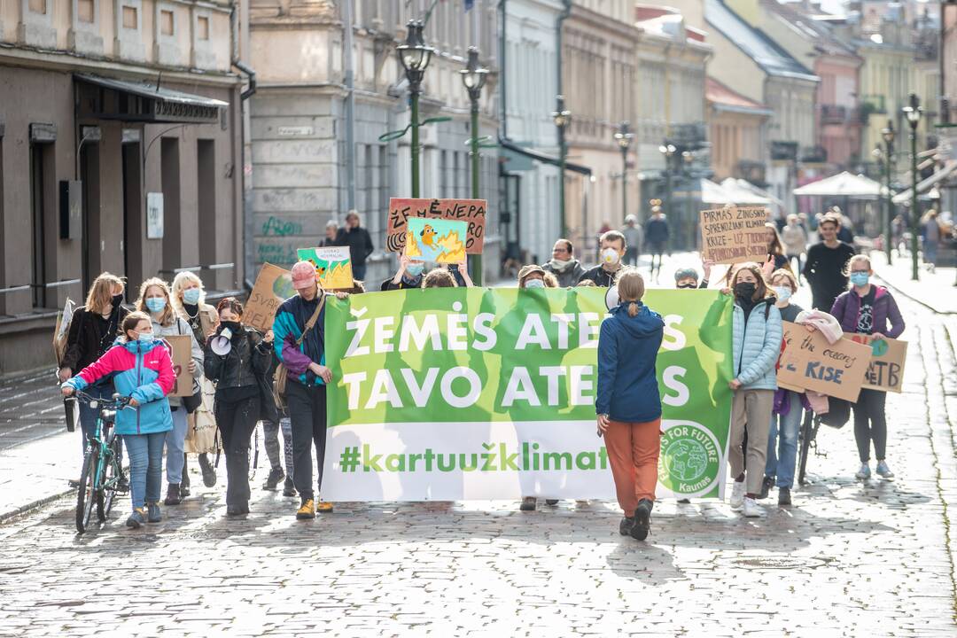 Kaune – eitynės už klimatą