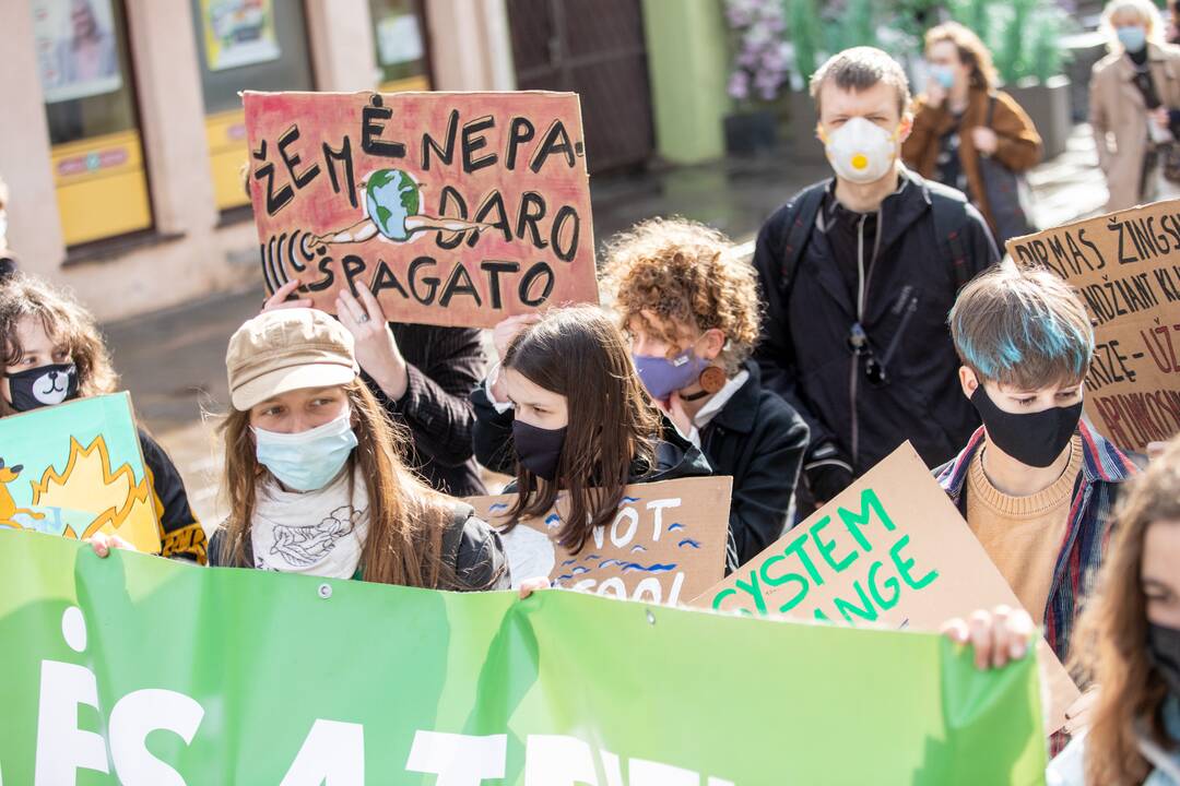 Kaune – eitynės už klimatą