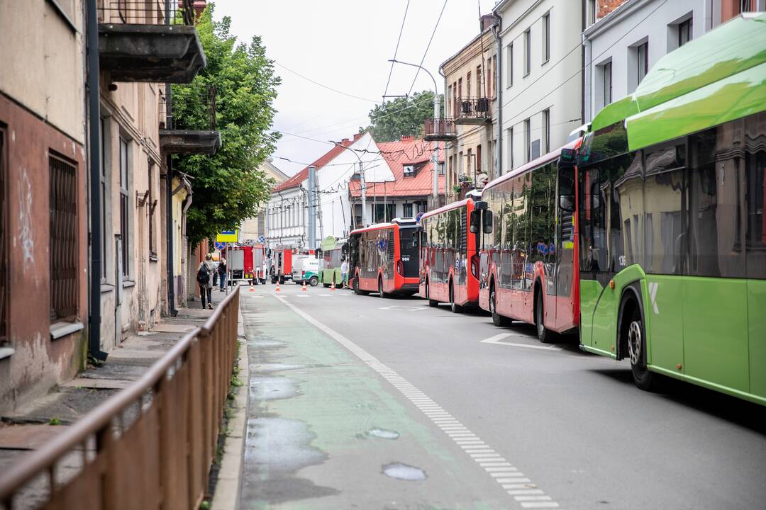 Nemuno gatvėje – stiprus dujų nuotėkis