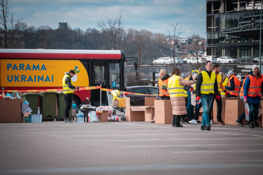 Kauniečių parama Ukrainai
