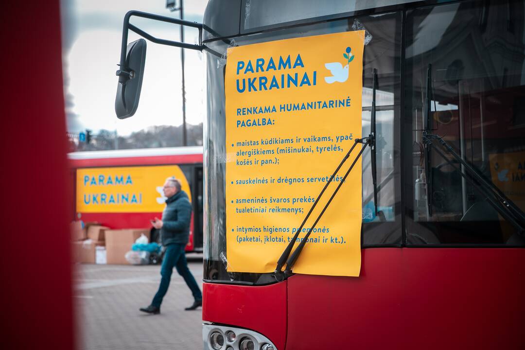 Kauniečių parama Ukrainai