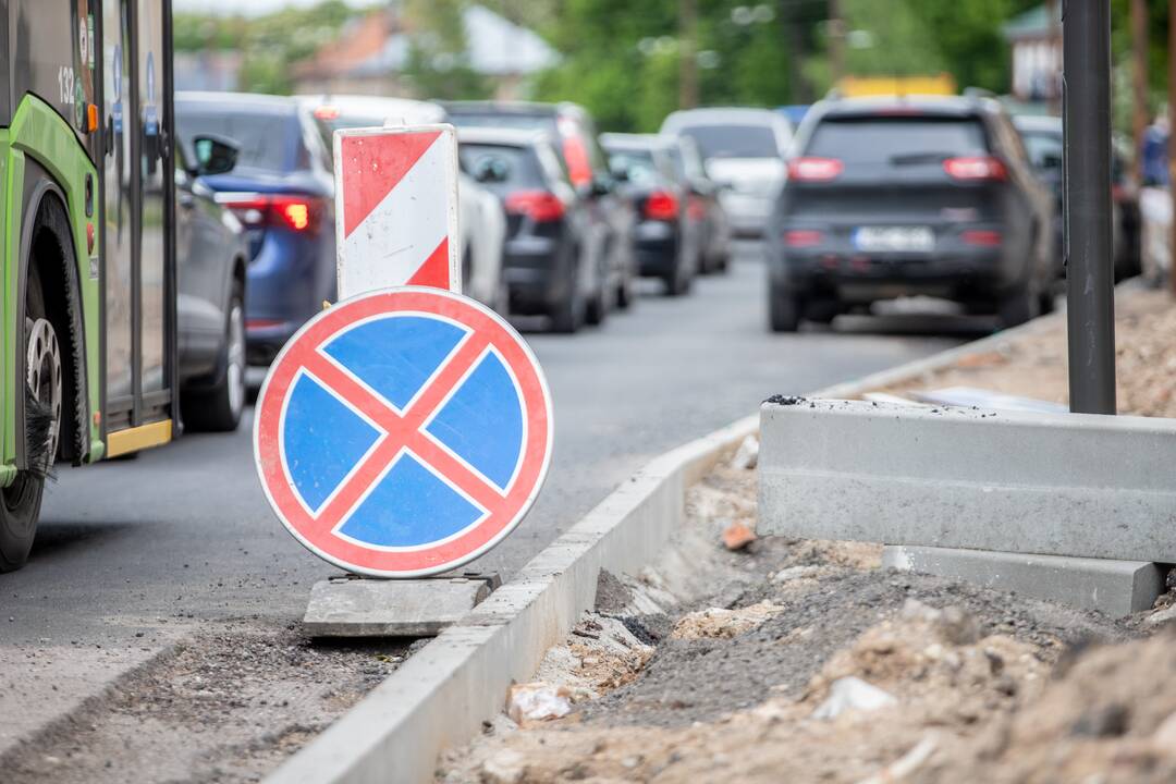 Kaune vairuotojai dūsta spūstyse