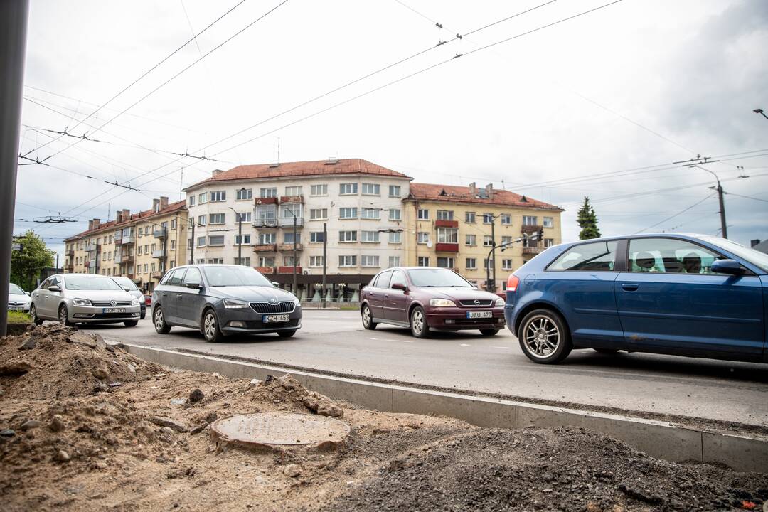 Kaune vairuotojai dūsta spūstyse