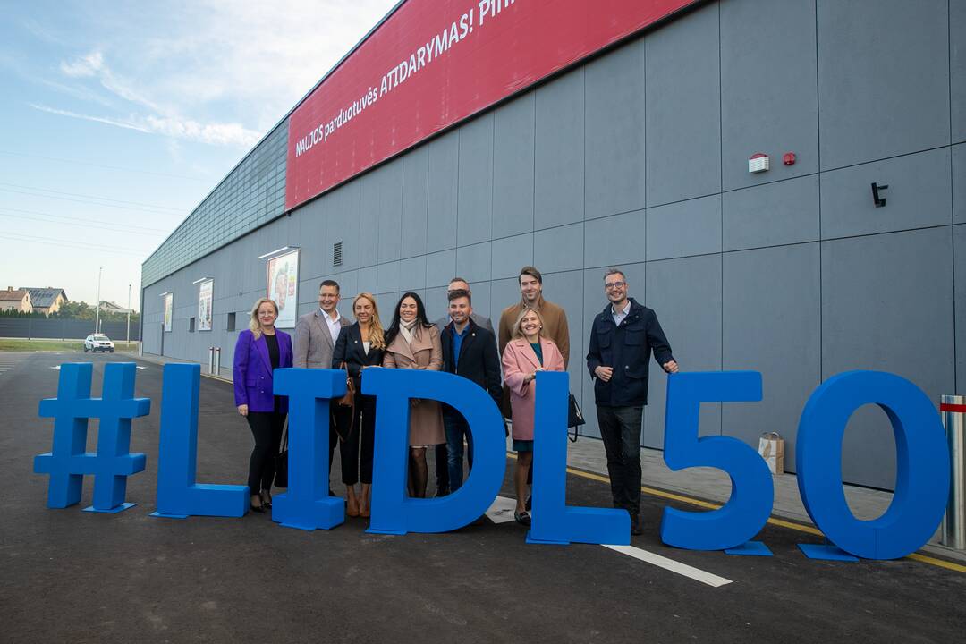 50-oji LIDL parduotuvė atidaryta Kaune