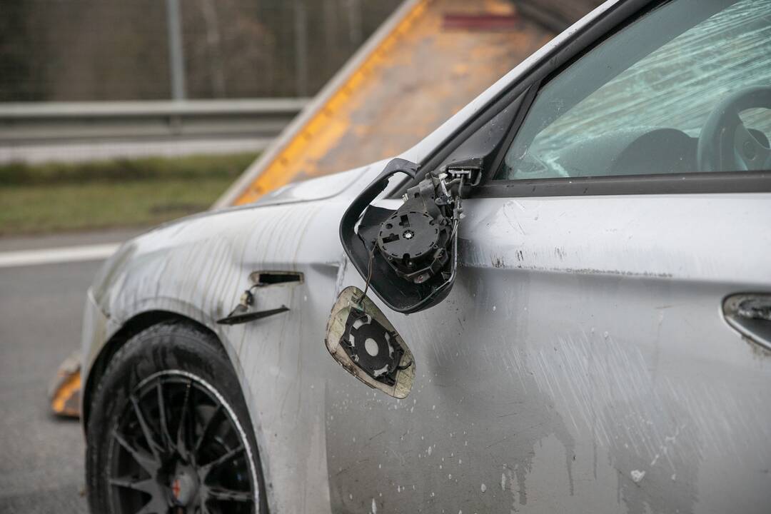 Stipri avarija magistralėje ties Kaunu