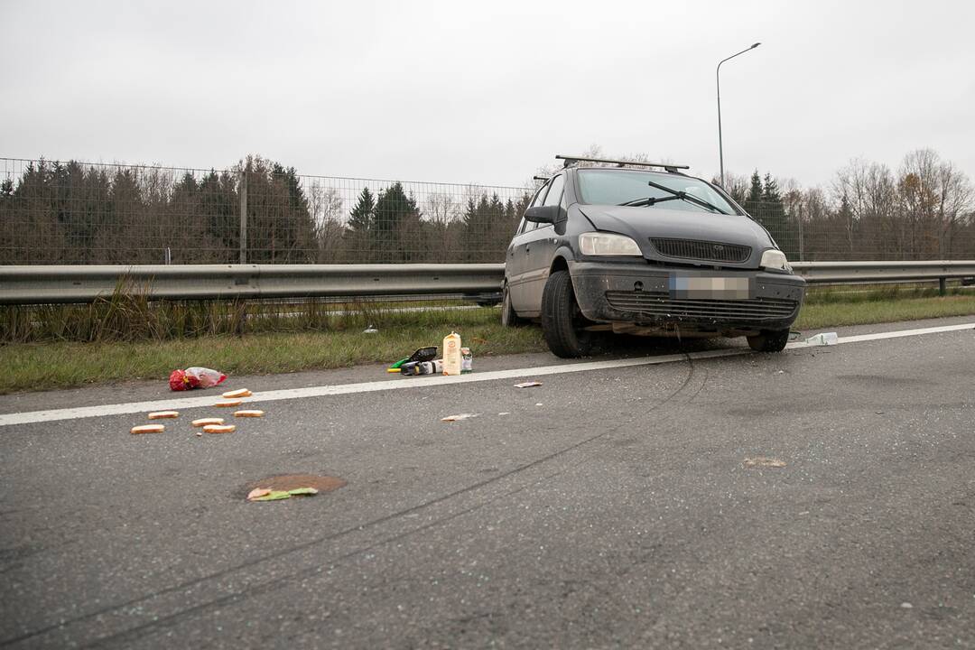 Stipri avarija magistralėje ties Kaunu