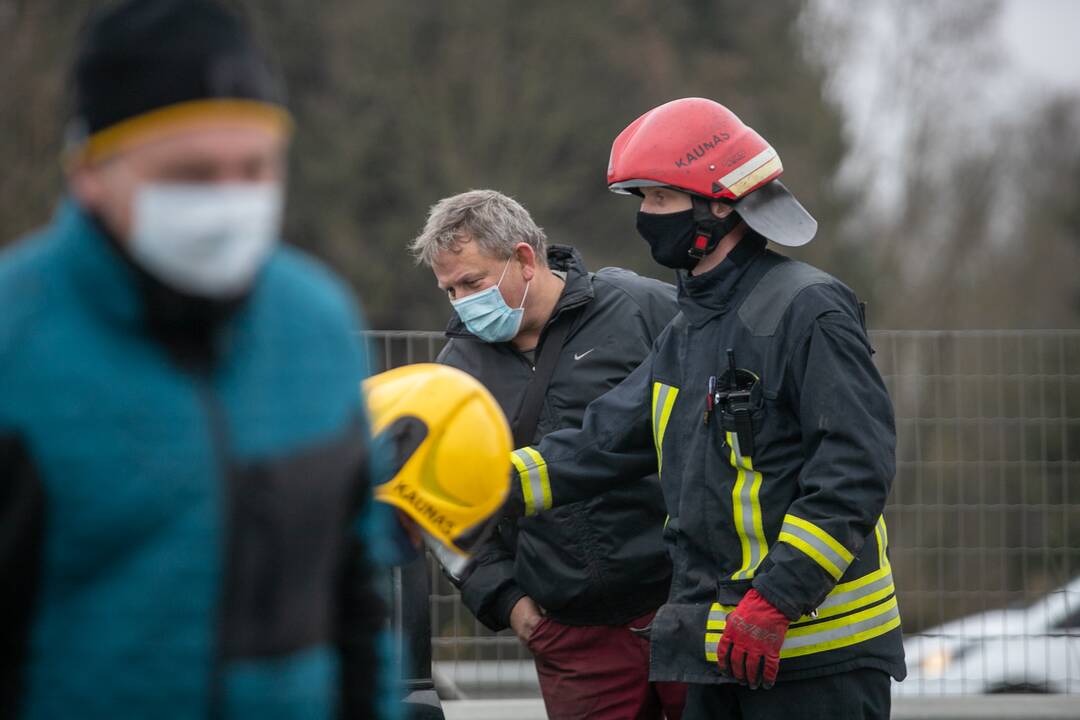 Stipri avarija magistralėje ties Kaunu