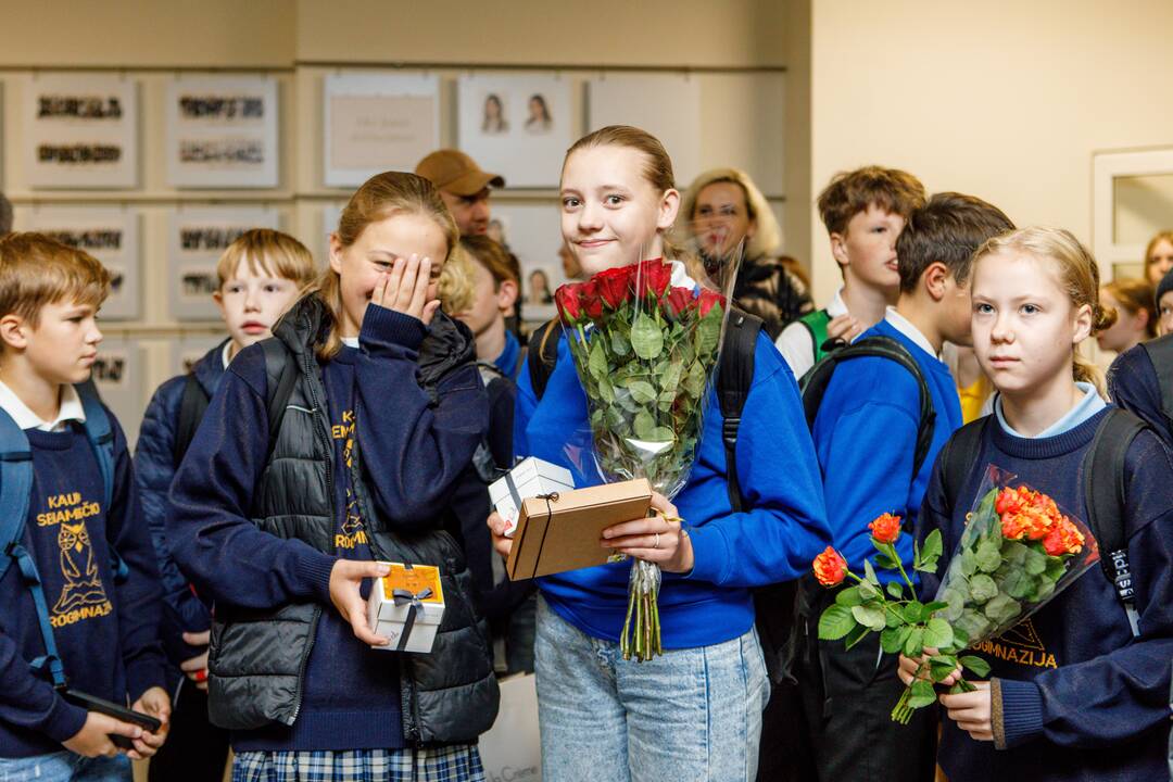 Mokytojų dienos sveikinimai „Aušros“ gimnazijoje