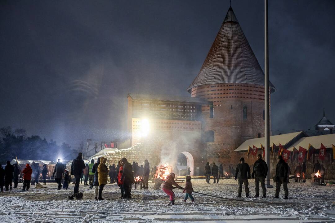 Laisvės laužai prie Kauno pilies