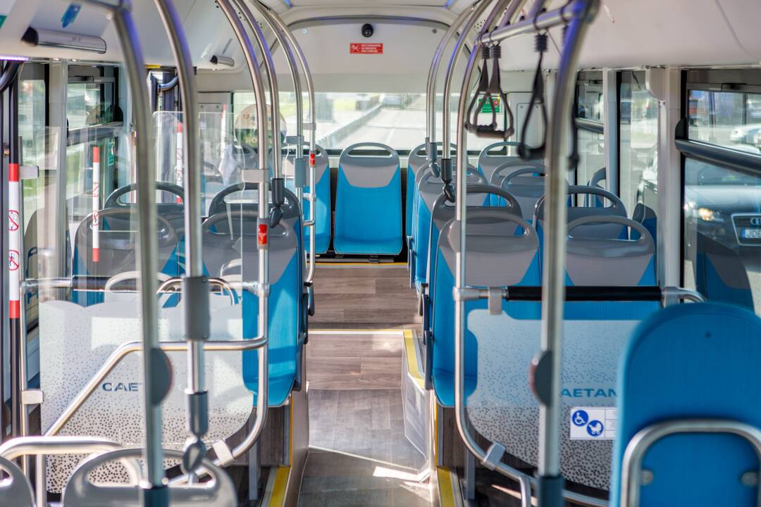 Kaune išbandytas vandeniliu varomas autobusas