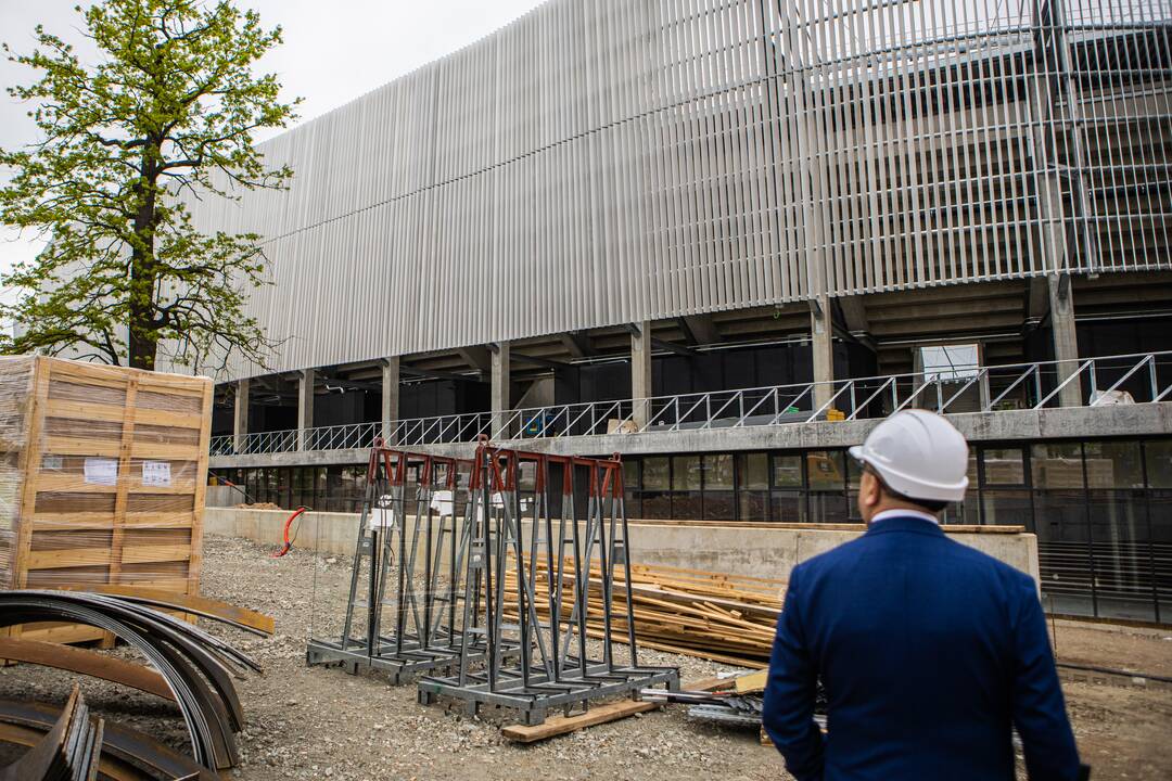 Darbų eiga Kauno Dariaus ir Girėno stadione