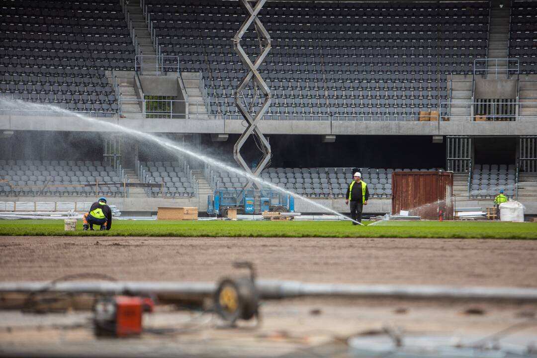 Darbų eiga Kauno Dariaus ir Girėno stadione