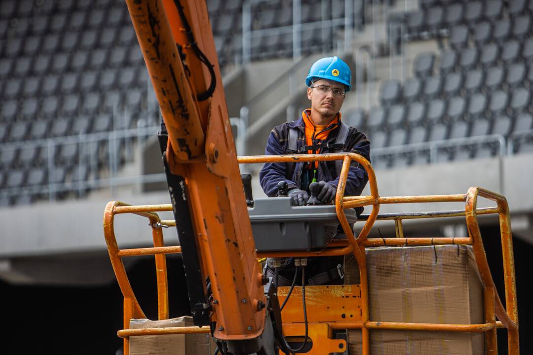 Darbų eiga Kauno Dariaus ir Girėno stadione
