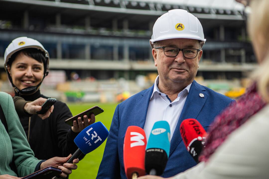 Darbų eiga Kauno Dariaus ir Girėno stadione