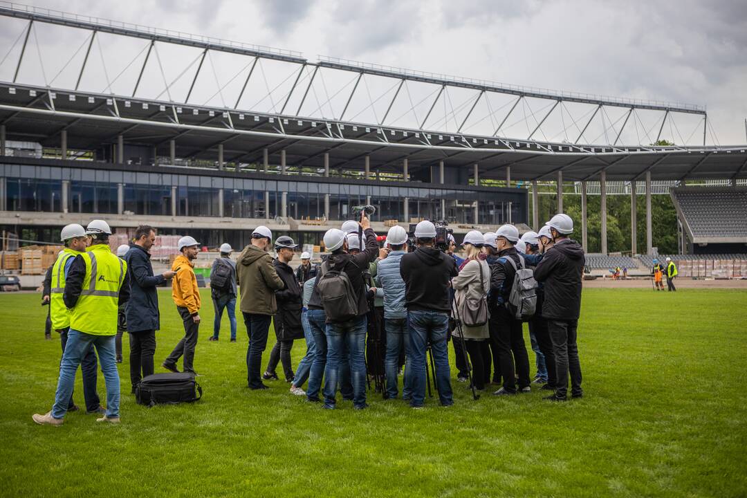 Darbų eiga Kauno Dariaus ir Girėno stadione