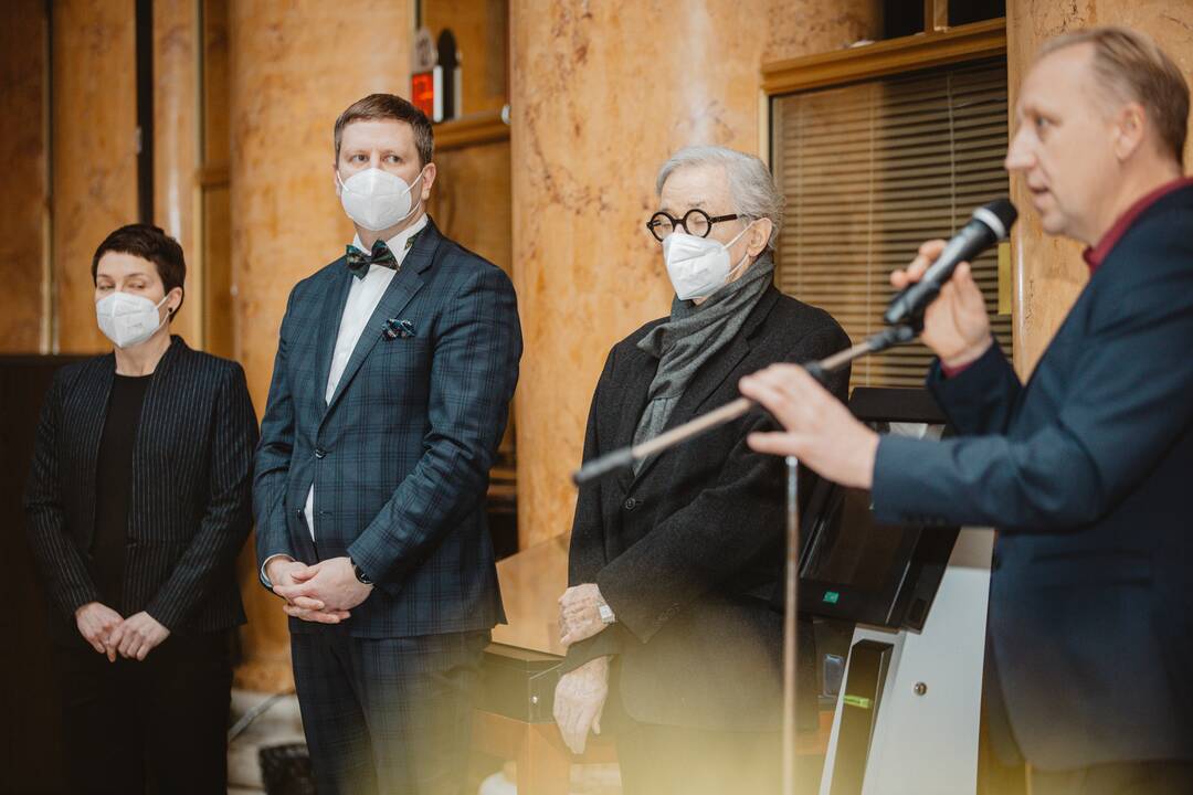 Yoko Ono instaliacijos „Ex It“ pristatymas