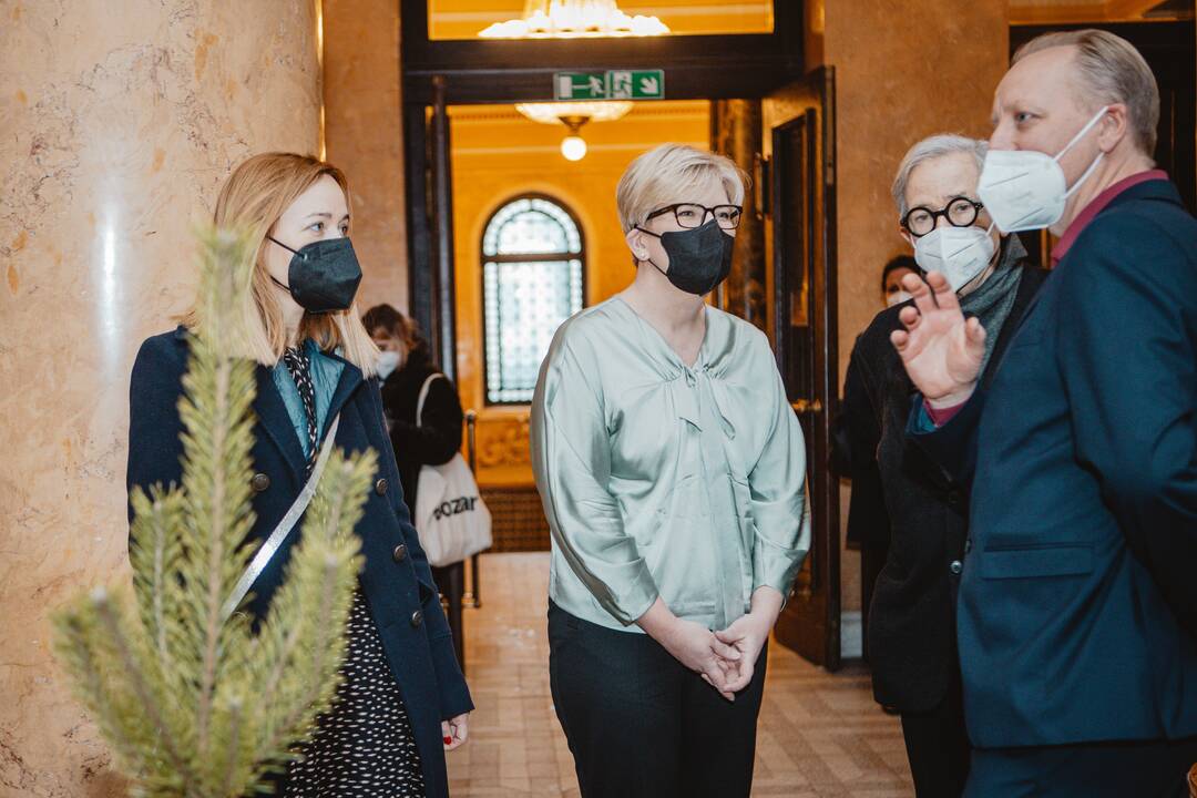 Yoko Ono instaliacijos „Ex It“ pristatymas