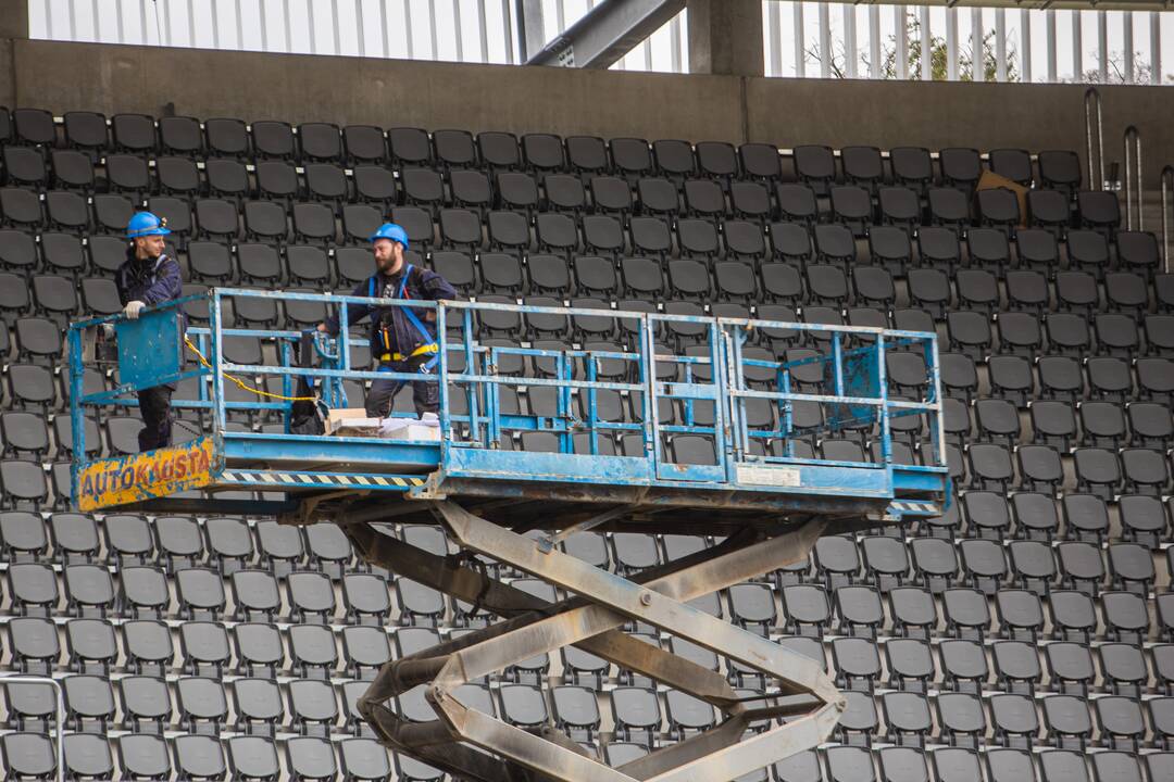 Darbų eiga Kauno Dariaus ir Girėno stadione