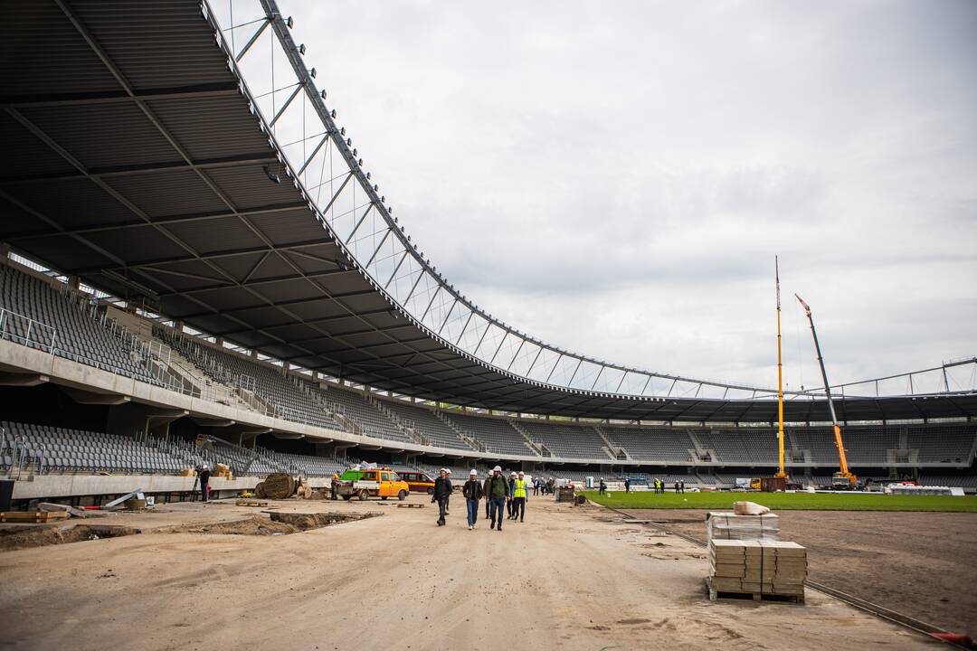 Darbų eiga Kauno Dariaus ir Girėno stadione