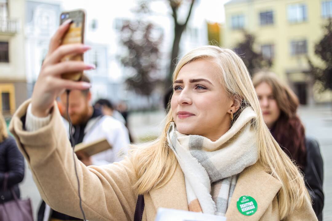 Kauniečiai siekė skaitymo rekordo